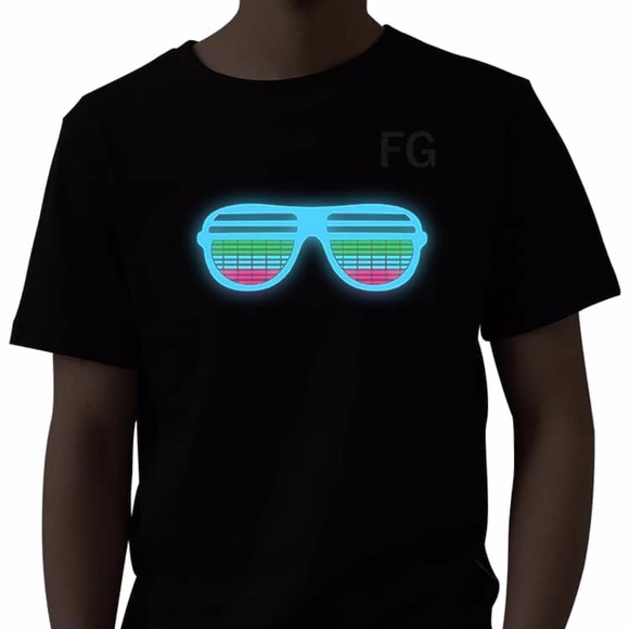 Led flashing t shirts - Picture 6 of 7